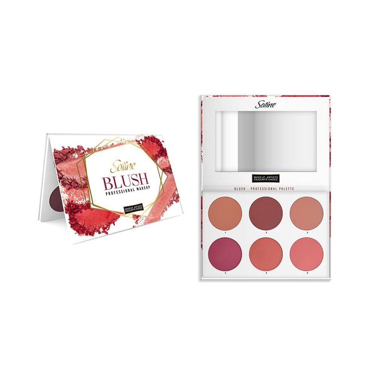 SATINE - Paleta de Rubores Profesional SATINE