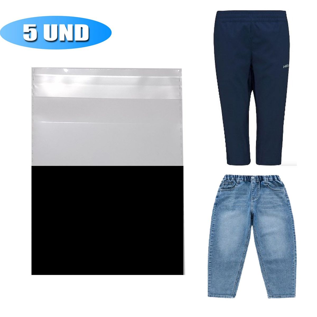 GENERICO - Tinte Para Teñir Ropa Algodon De Color Negro intenso 5 und