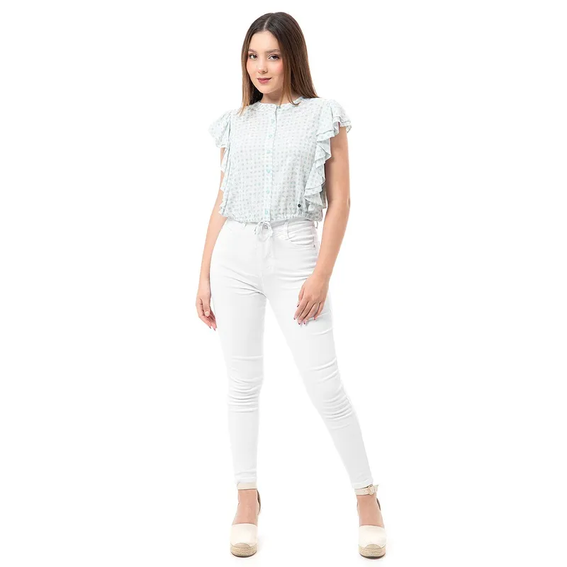 SQUEEZE - Pantalon Drill Stretch Mujer Ingrid Colors Squeeze