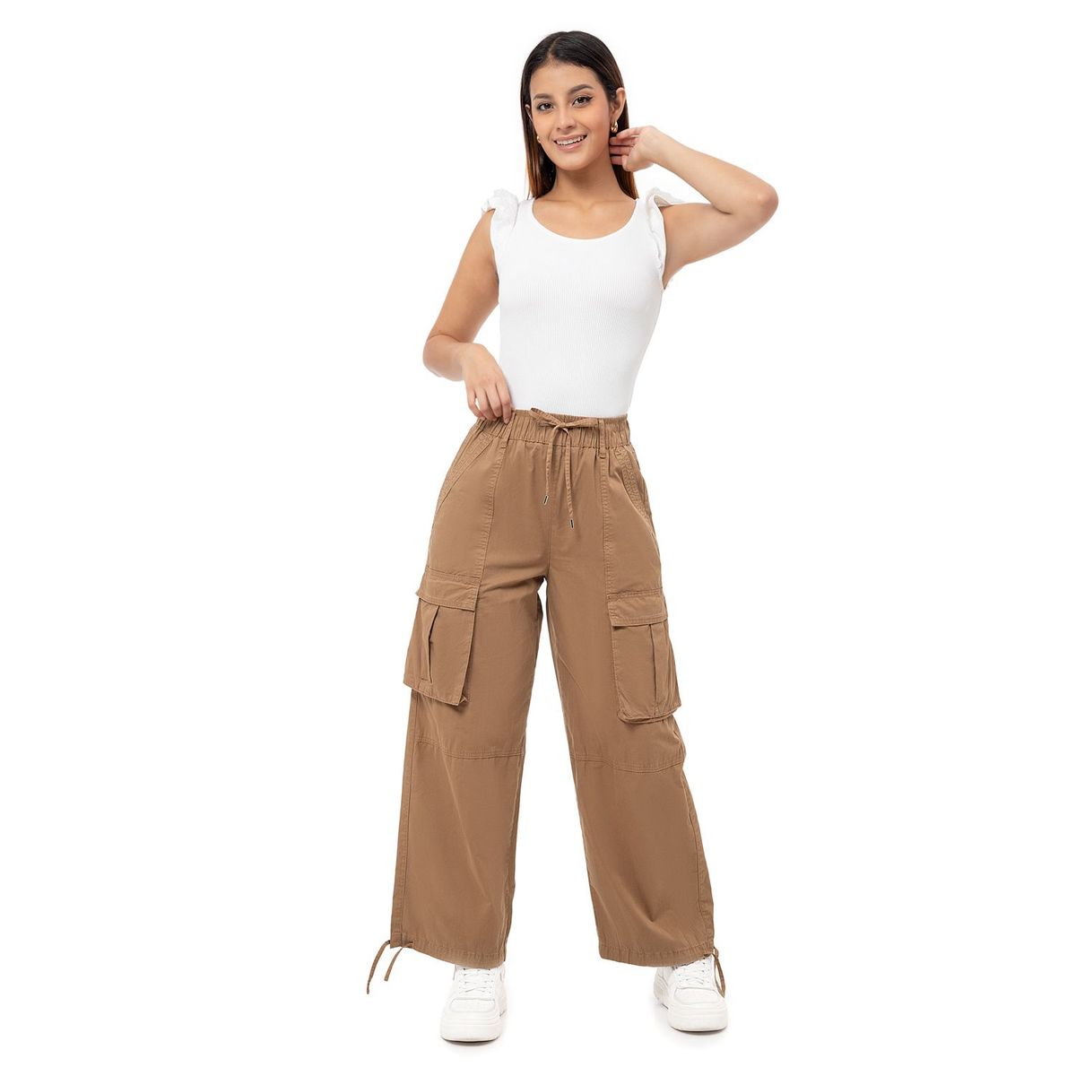 PIONIER - Cargo Drill Stretch Mujer Gamila