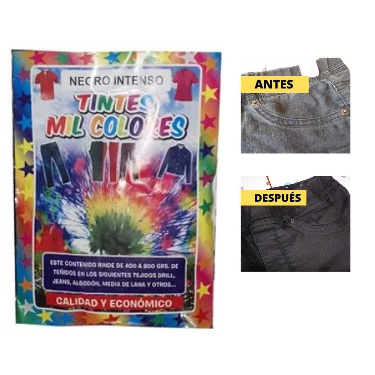 GENERICO - Tinte Para Teñir Ropa Algodon De Color Rojo claro 5 und