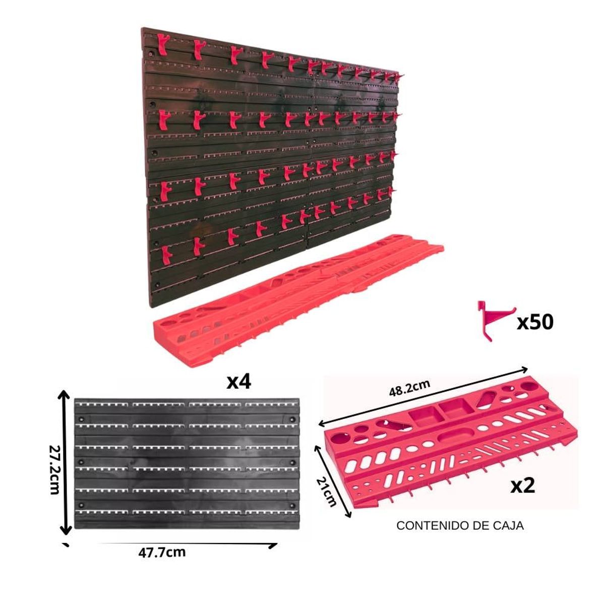 SHEEPBUSTER - Organizador de Herramientas Con 50 ganchos