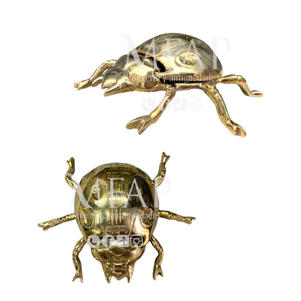 MFAP BRONCERIA Y ANTIGUEDADES - Cenicero de bronce en forma de mariquita