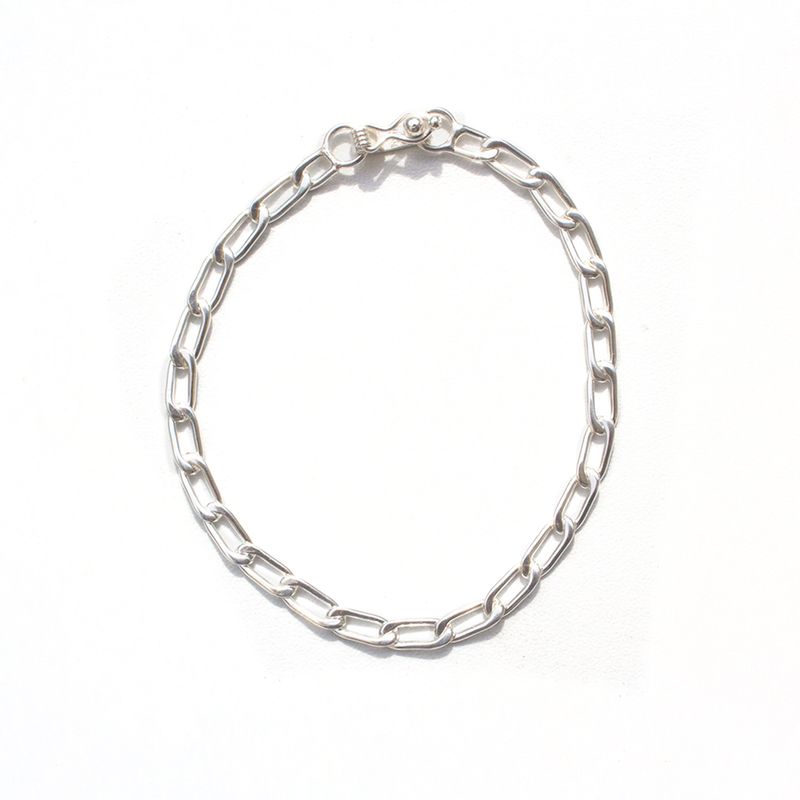 GENERICO - Pulsera Hombre Eslabón Plata 950 3mm