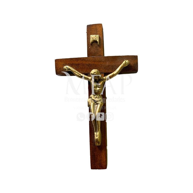 MFAP BRONCERIA Y ANTIGUEDADES - Crucifijo de madera pequeña