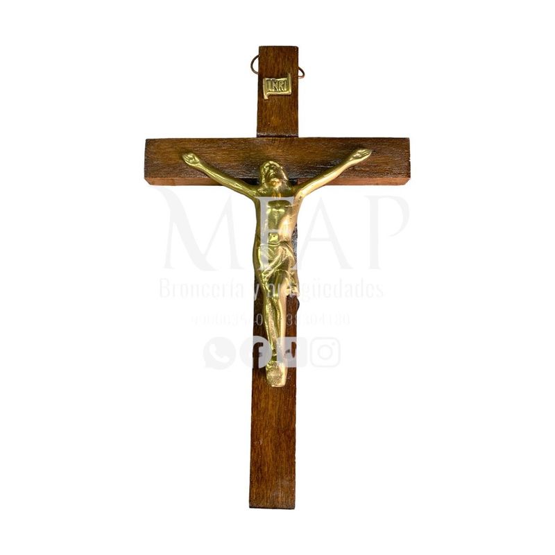 MFAP BRONCERIA Y ANTIGUEDADES - Crucifijo de madera mediana