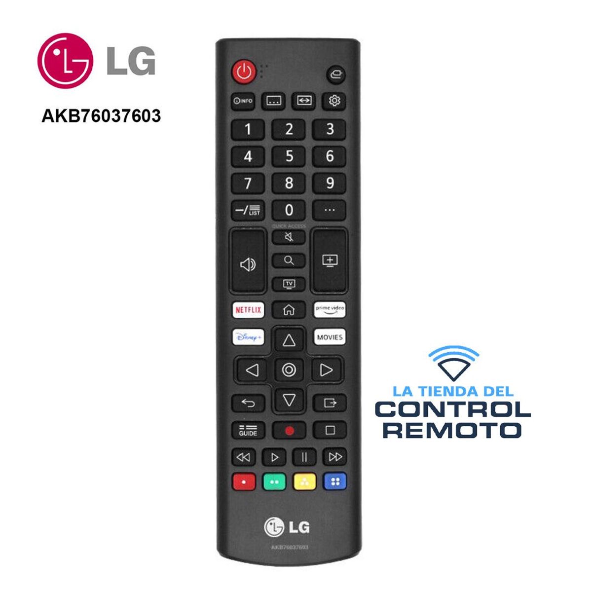 LG - Control Remoto LG Original Smart Tv Nano Oled Thinq 4k Akb76037603
