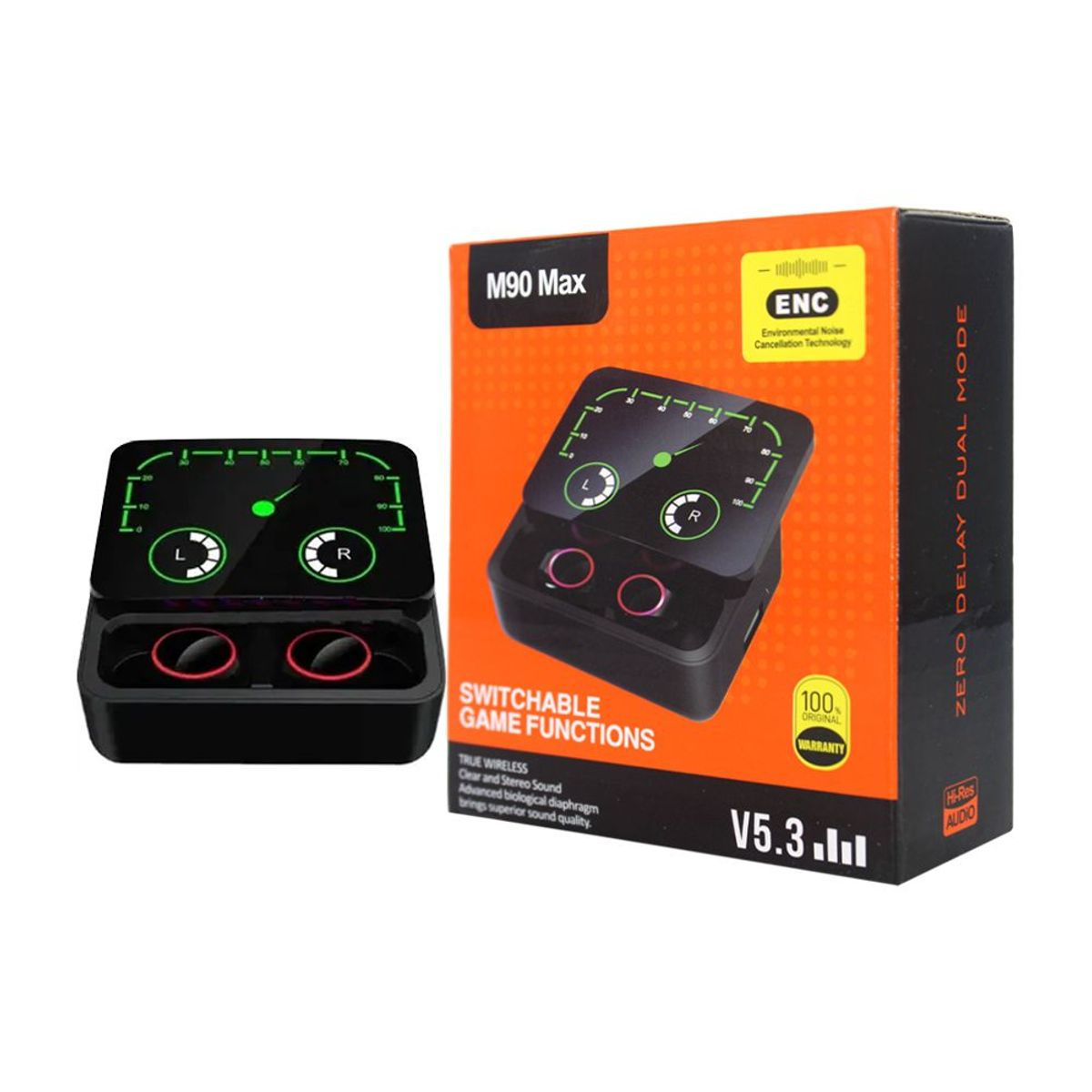 GENERICO - AUDIFONO BLUETOOTH TWS M90 MAX AUDIO STEREO