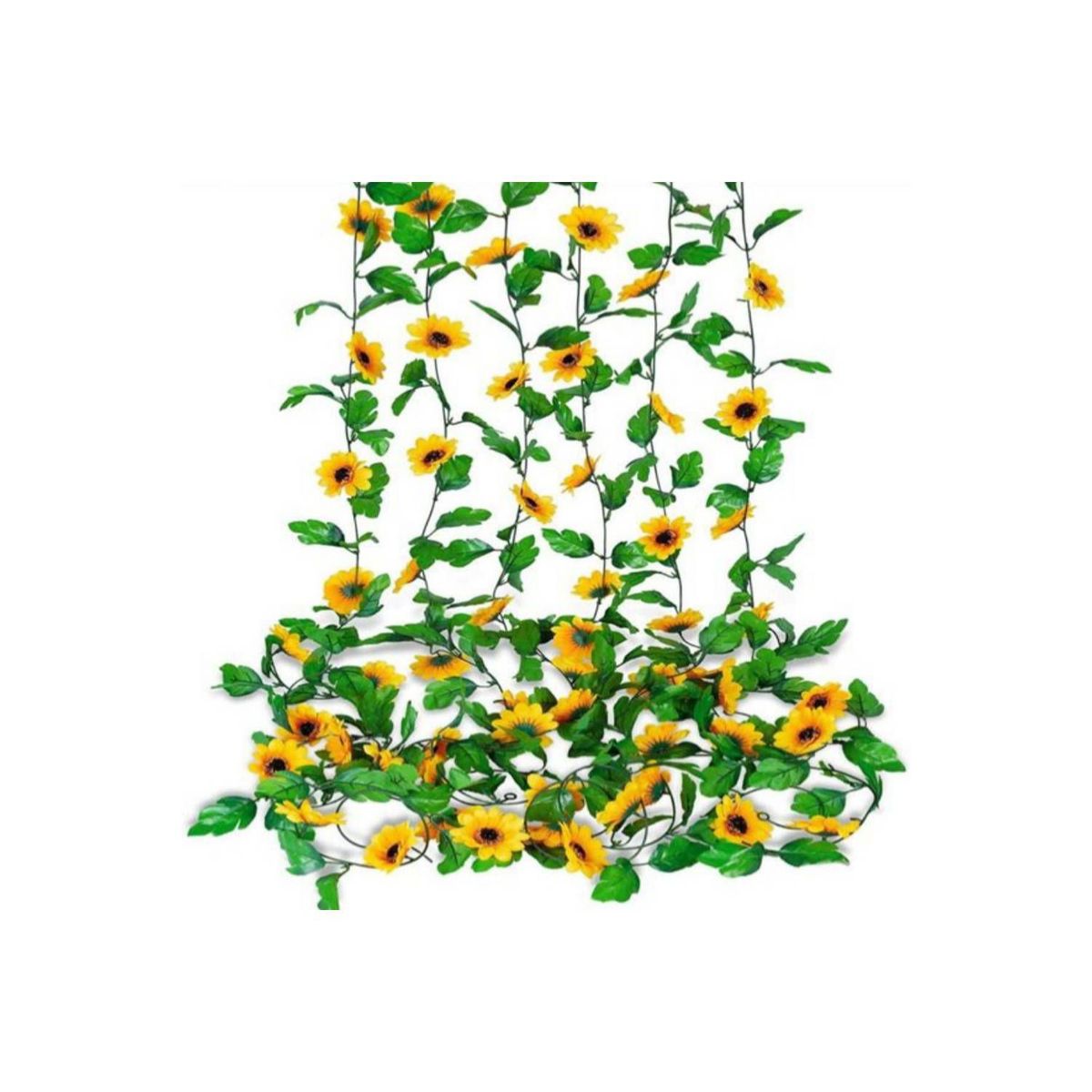 GENERICO - Tiras Planta Artificial Enrredadera girasoles Decoración