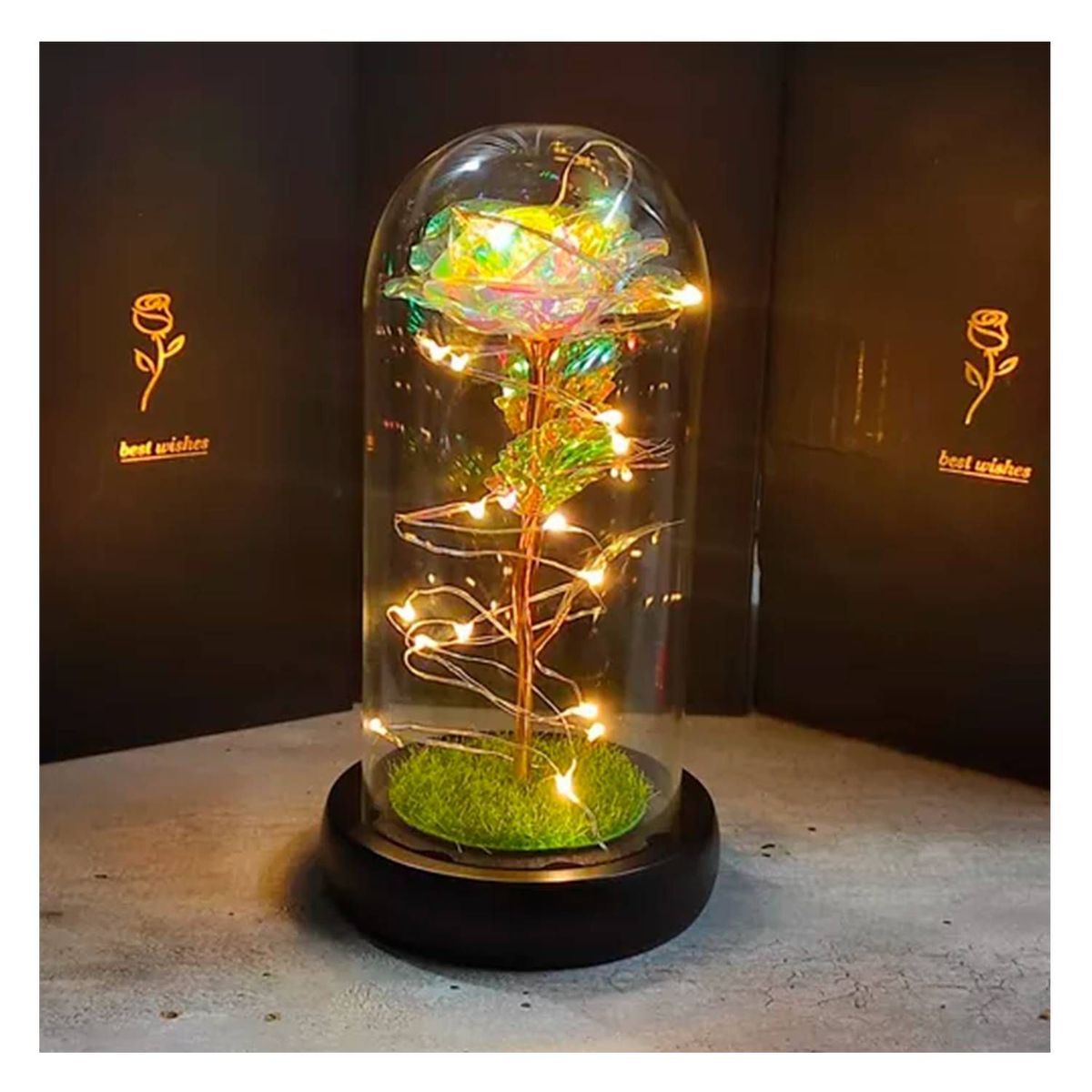 GENERICO - Rosa Eterna Artifial Ideal Para Decorar