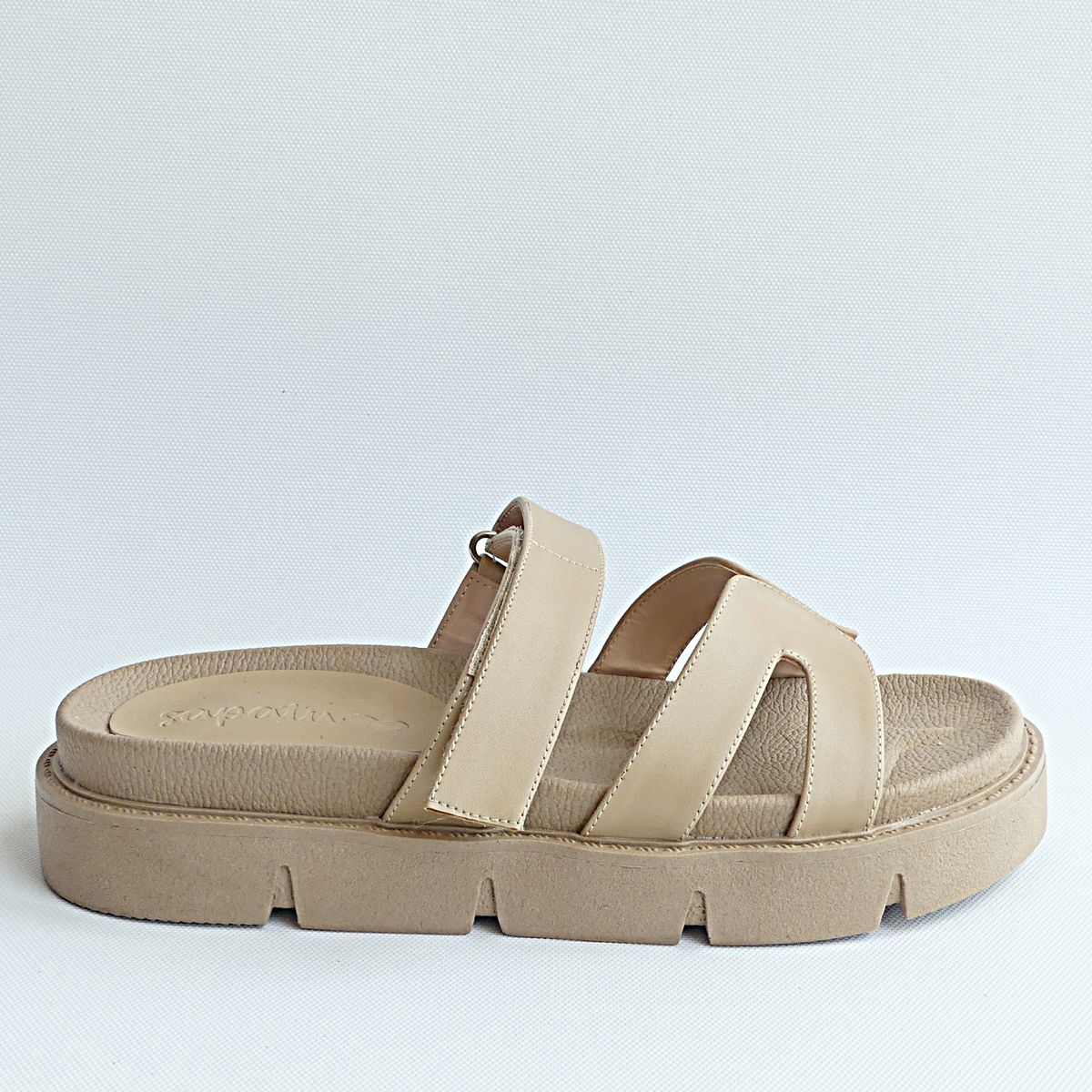 SAPATU - Sandalias Casuales Mujer Noemi Blanco Beige