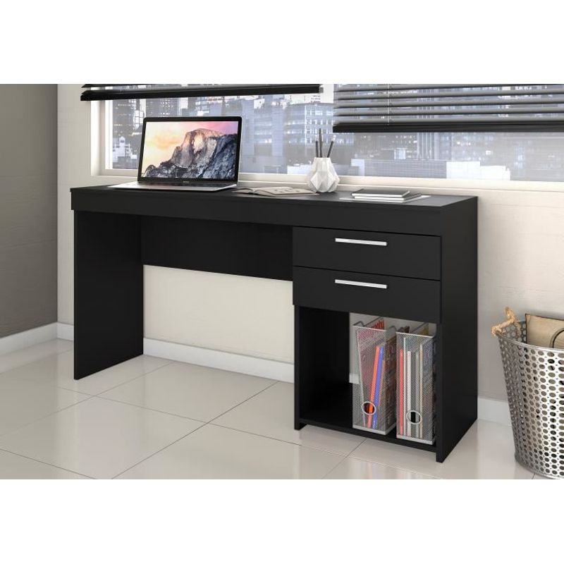 AMUEBLE - Escritorio de melamine MALAGA 120 WNGE Tiendas Amueble