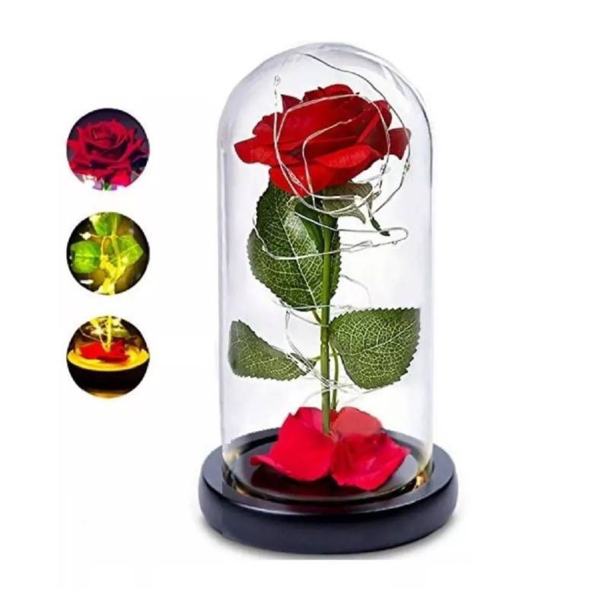 GENERICO - Rosa Eterna Flores Artificiales Rosas Eternas Flor Eterna