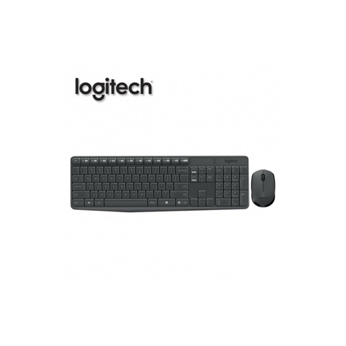 LOGITECH - Teclado y Mouse Inalámbrico Logitech MK 235