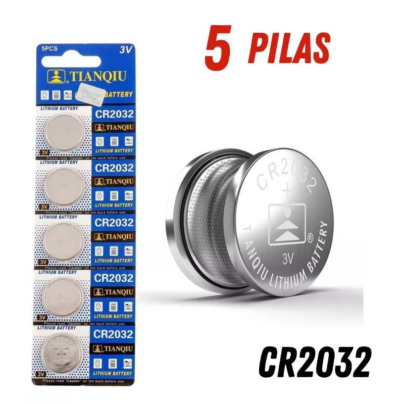 GENERICO - BLISTER PILAS CR2032 3V TIANQIU X 5 UNIDADES