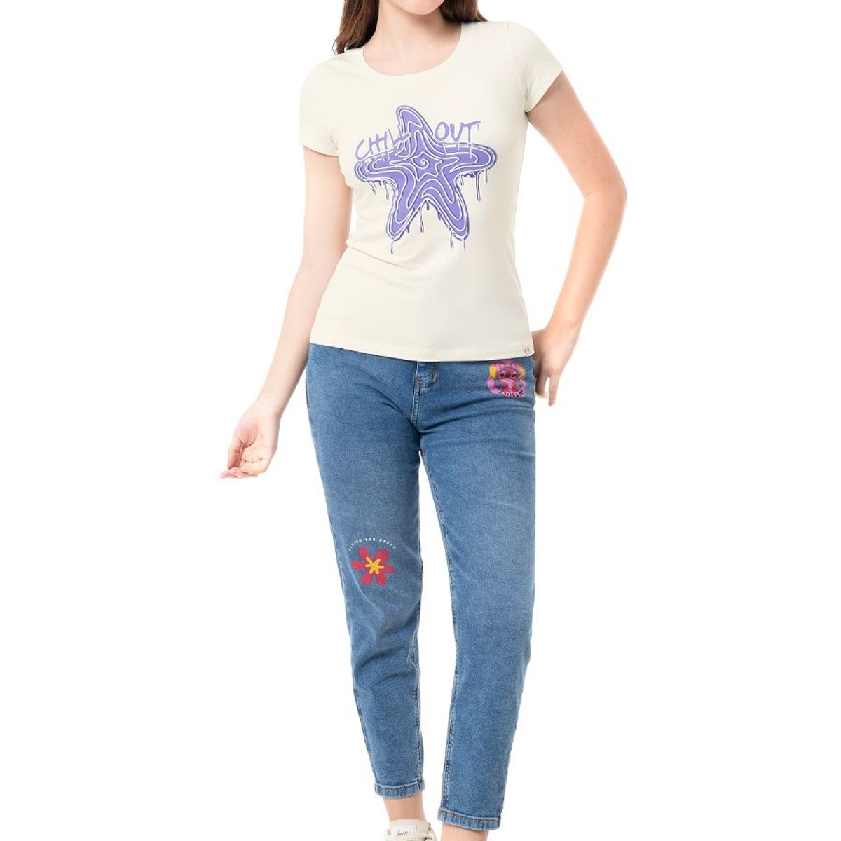 SQUEEZE - Moda Denim Stretch Mujer Fatima-Disney