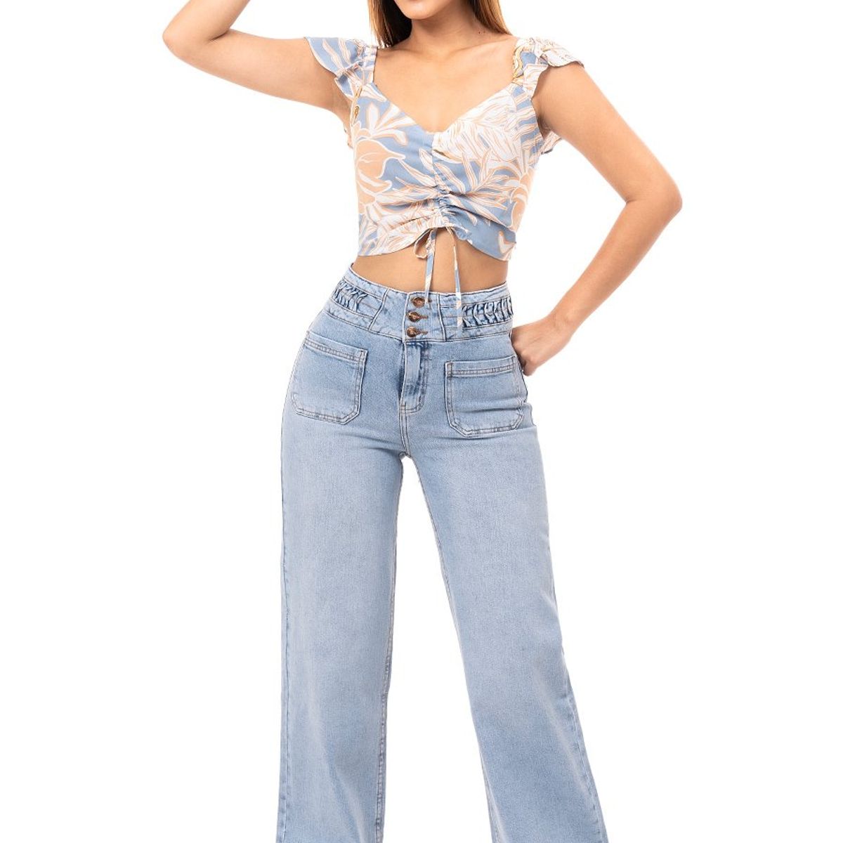 SQUEEZE - Pantalon Denim Stretch Mujer Margiel Squeeze