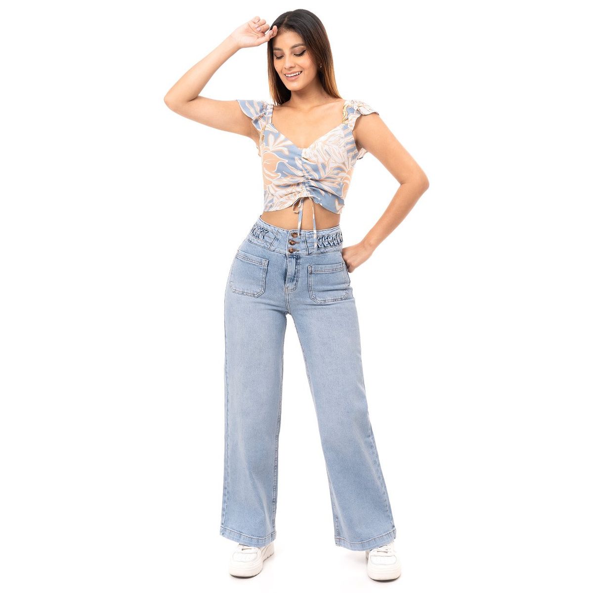 SQUEEZE - Pantalon Denim Stretch Mujer Margiel Squeeze