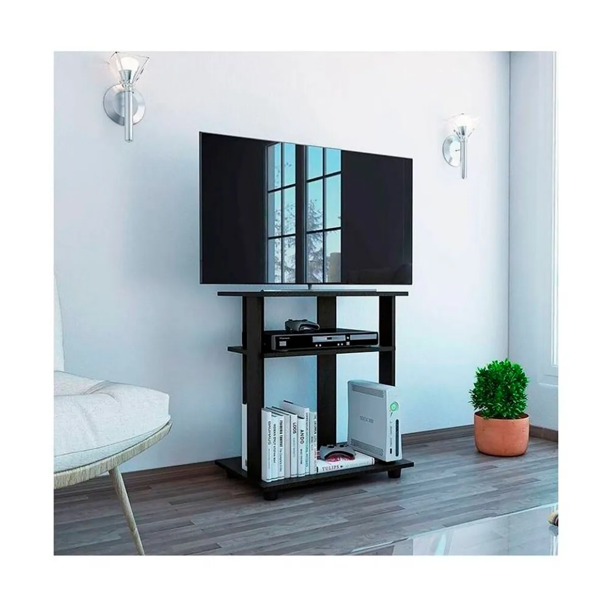 TU MESITA - Mesa Auxiliar Moderna Marcos Negro TU MESITA