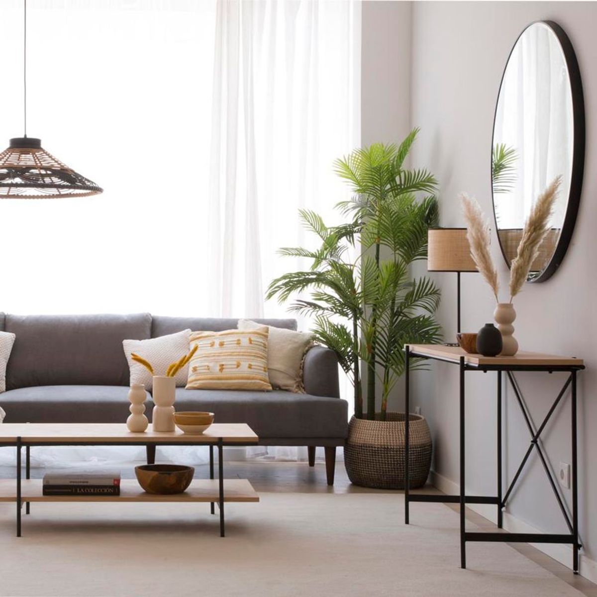 TU MESITA - Recibidor Caxamarca Marrón 120 cm TU MESITA