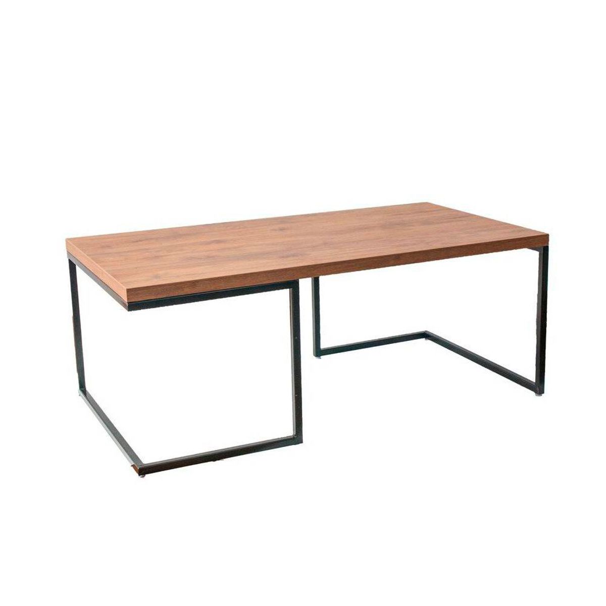 TU MESITA - Mesa de centro Minimalista Antoine Marrón TU MESITA