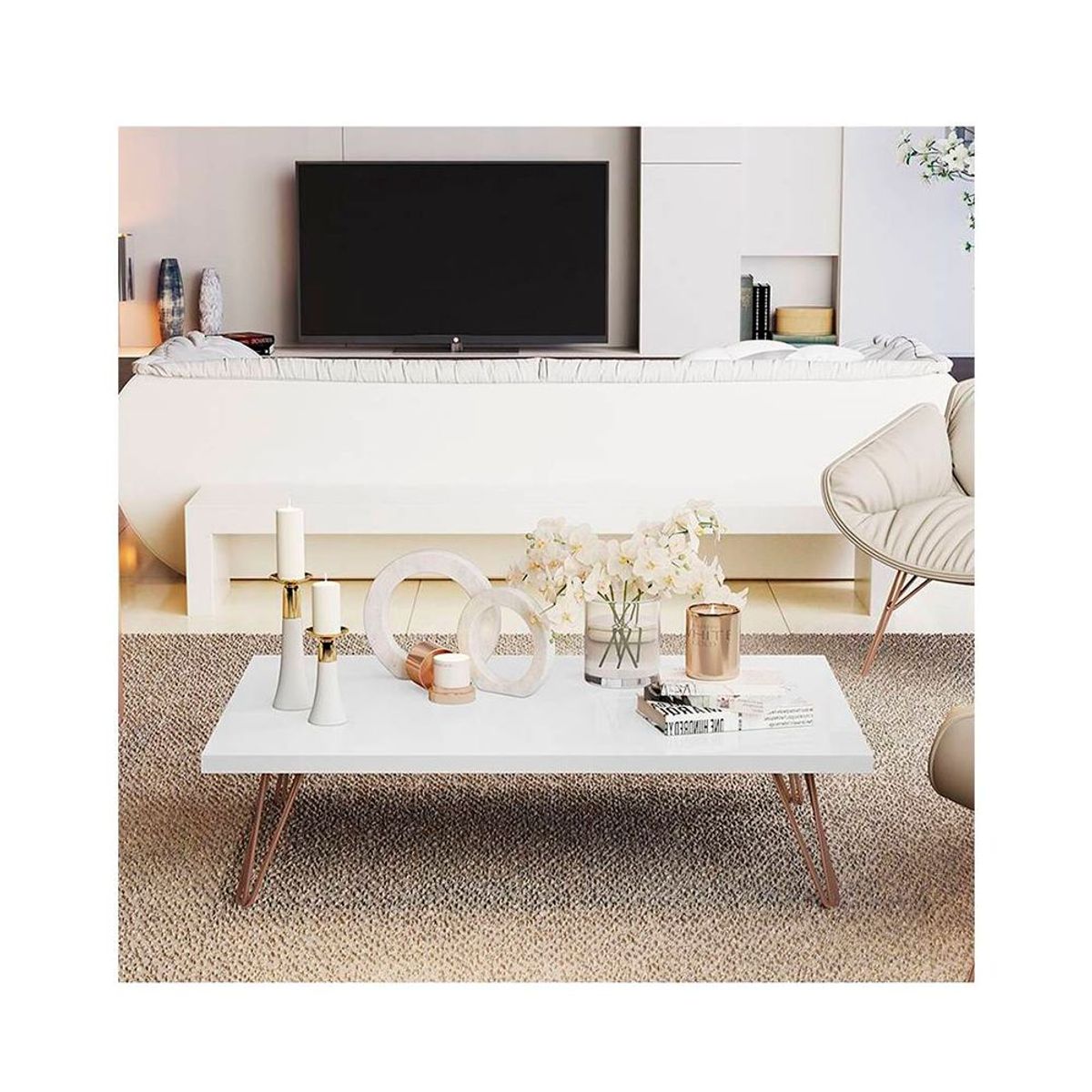 TU MESITA - Mesa de centro Italia Blanco TU MESITA