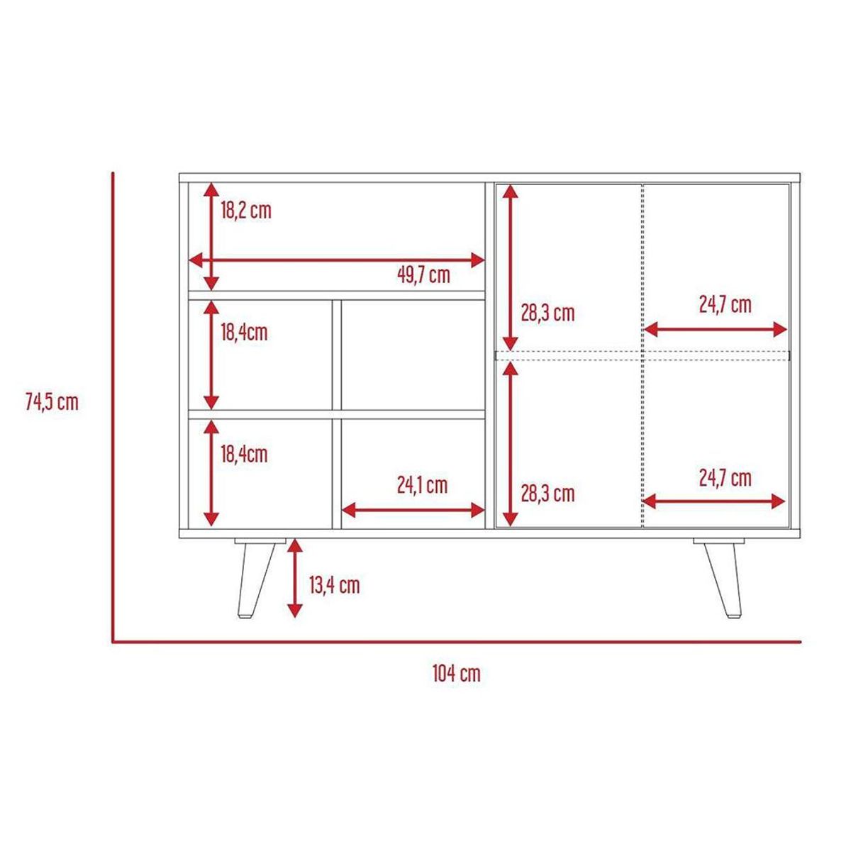 TU MESITA - Recibidor Moderno Breeze Blanco/Duna TU MESITA