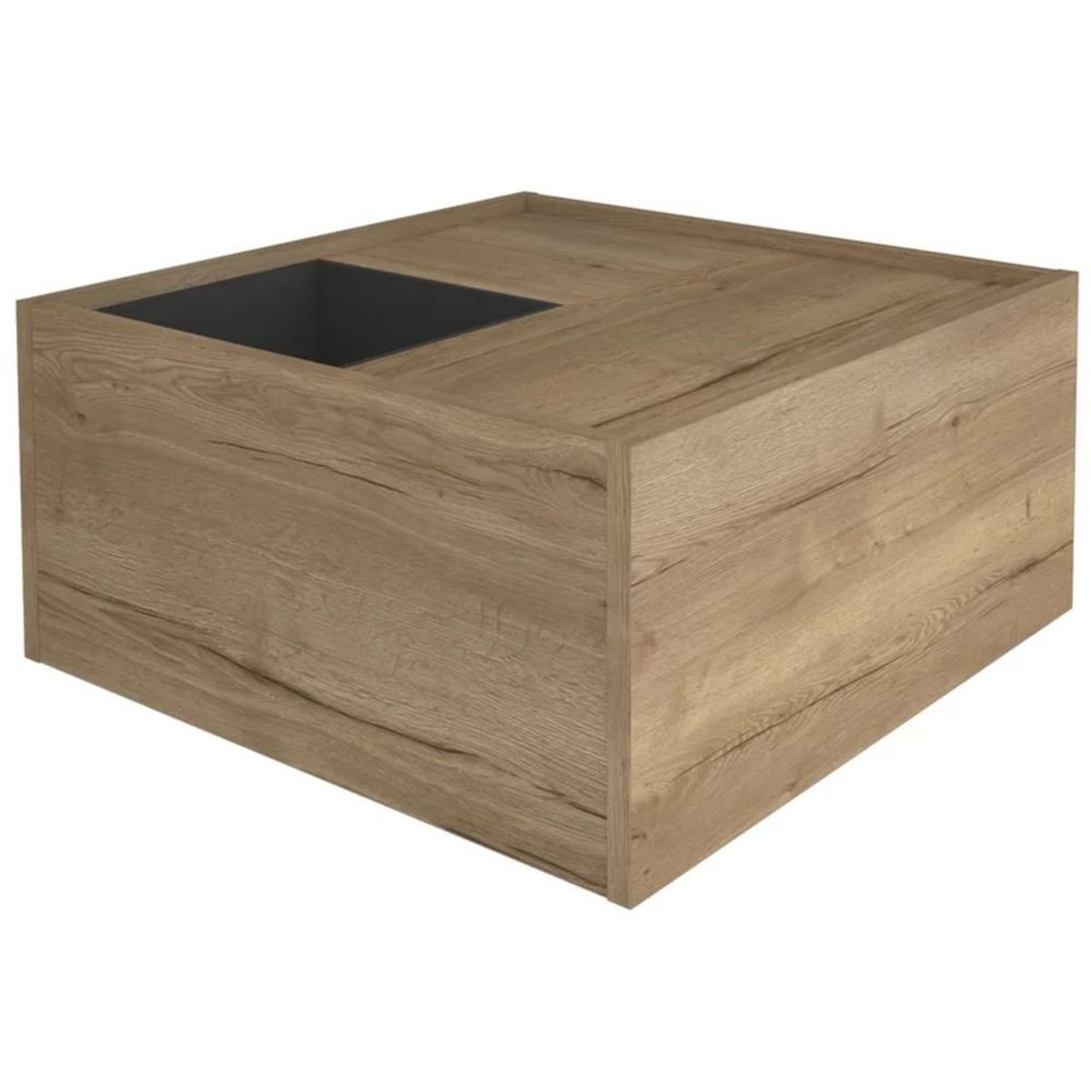 TU MESITA - Mesa de Centro Moderna Rayán Color Roble TU MESITA