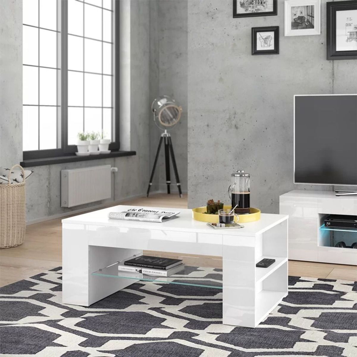 TU MESITA - Mesa de Centro Moderna Tacoma TU MESITA