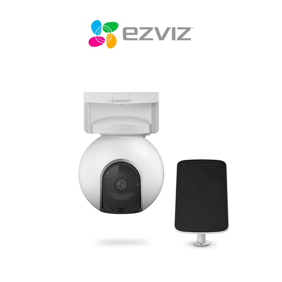EZVIZ - Cámara 4G con batería y rotación 360° EB8-4G  MicroSD 64GB Ezviz