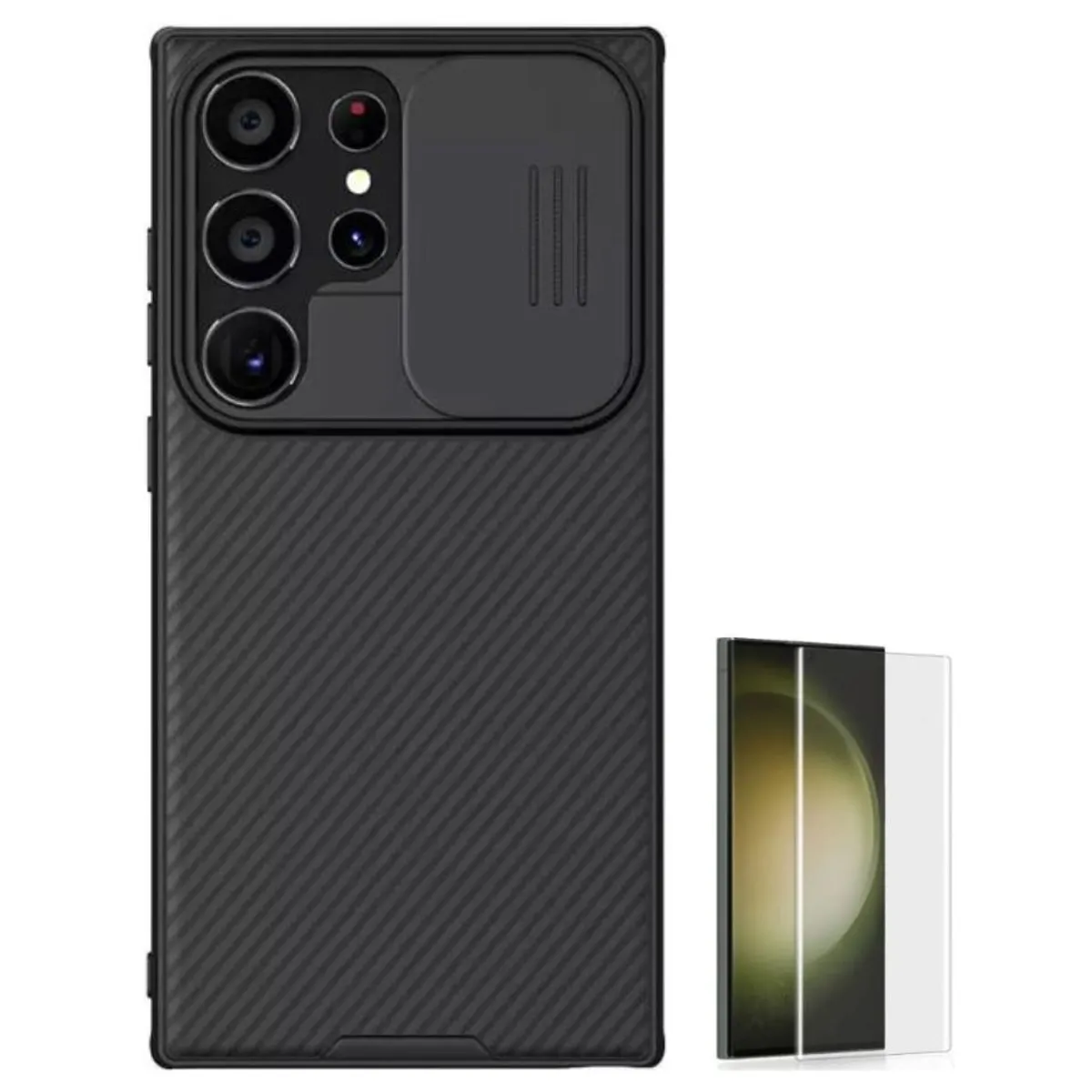 NILLKIN - CASE NILLKIN CAMSHIELD SAMSUNG S24 ULTRA Y VIDRIO UV