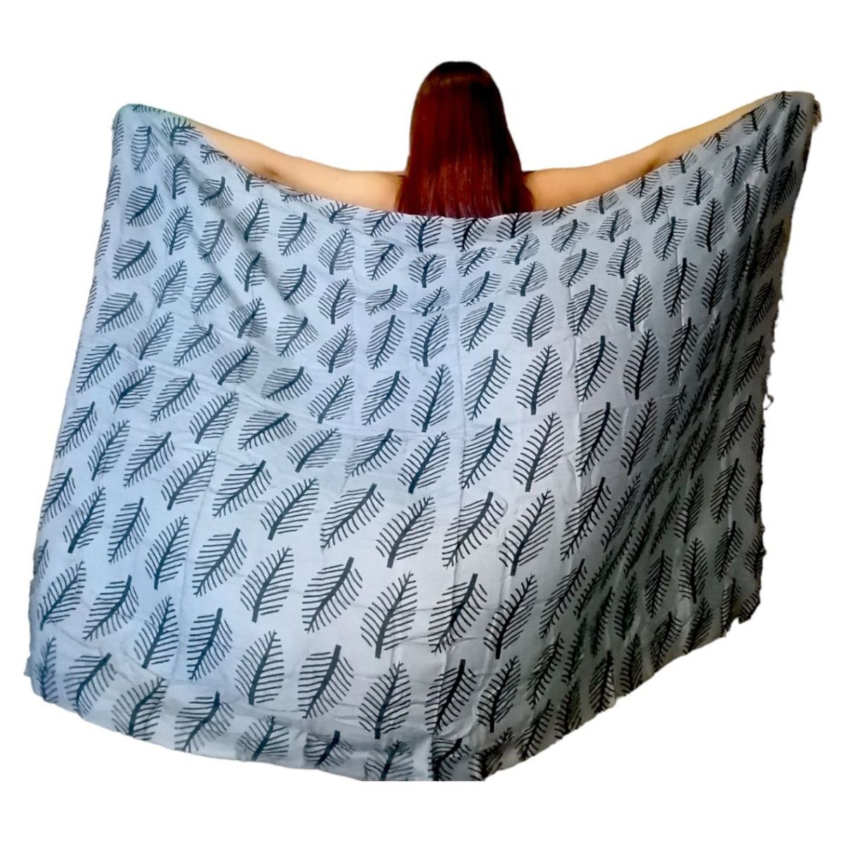 GENERICO - Pareo Pañoleta Pimentel Gris Con Negro