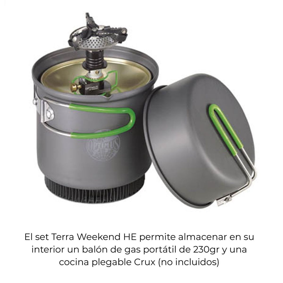 GENERICO - Set de ollas para 1 a 2 personas Terra Weekend HE - Optimus