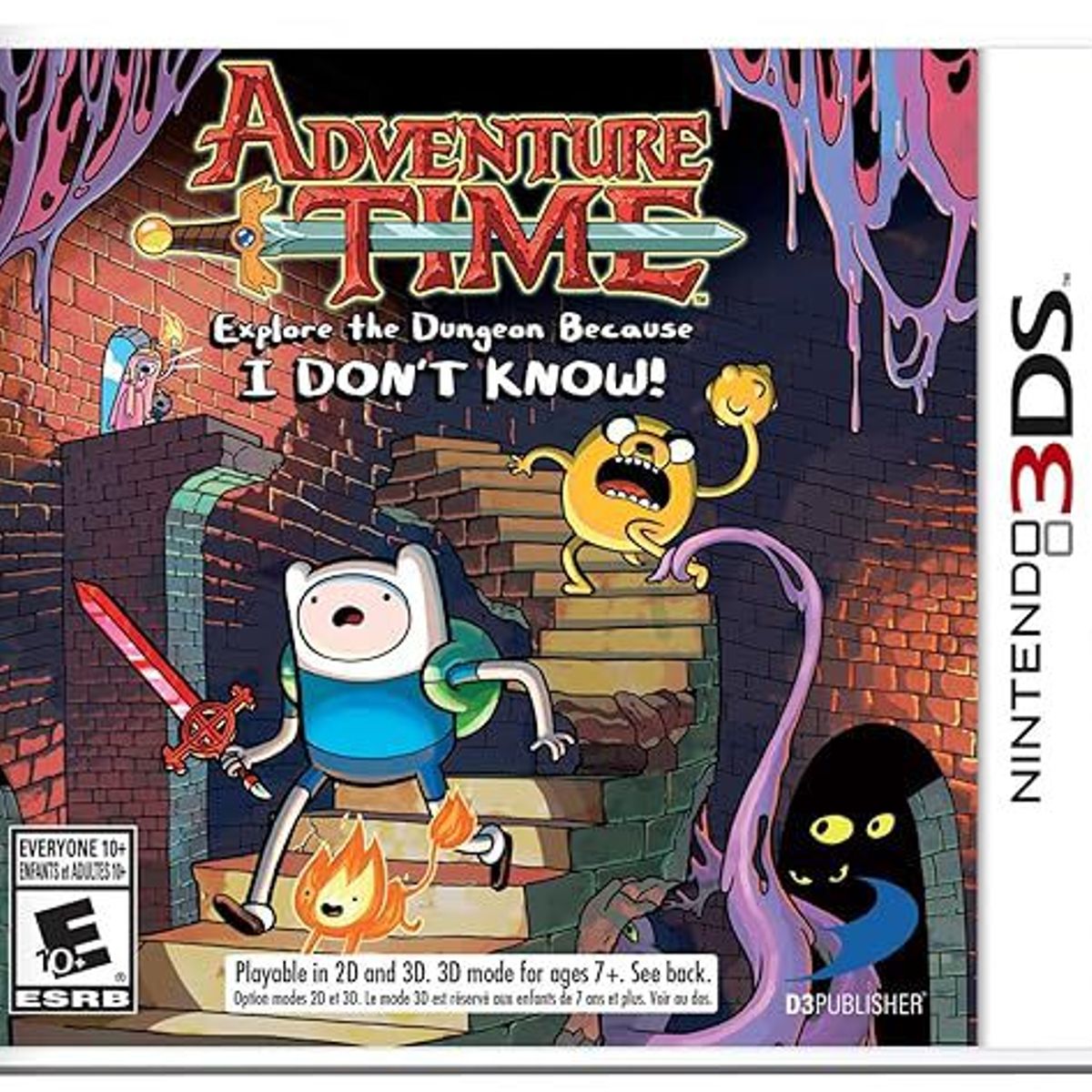 NINTENDO - Nintendo 3Ds - Adventure Time Explore the dungeon Because I dont Know