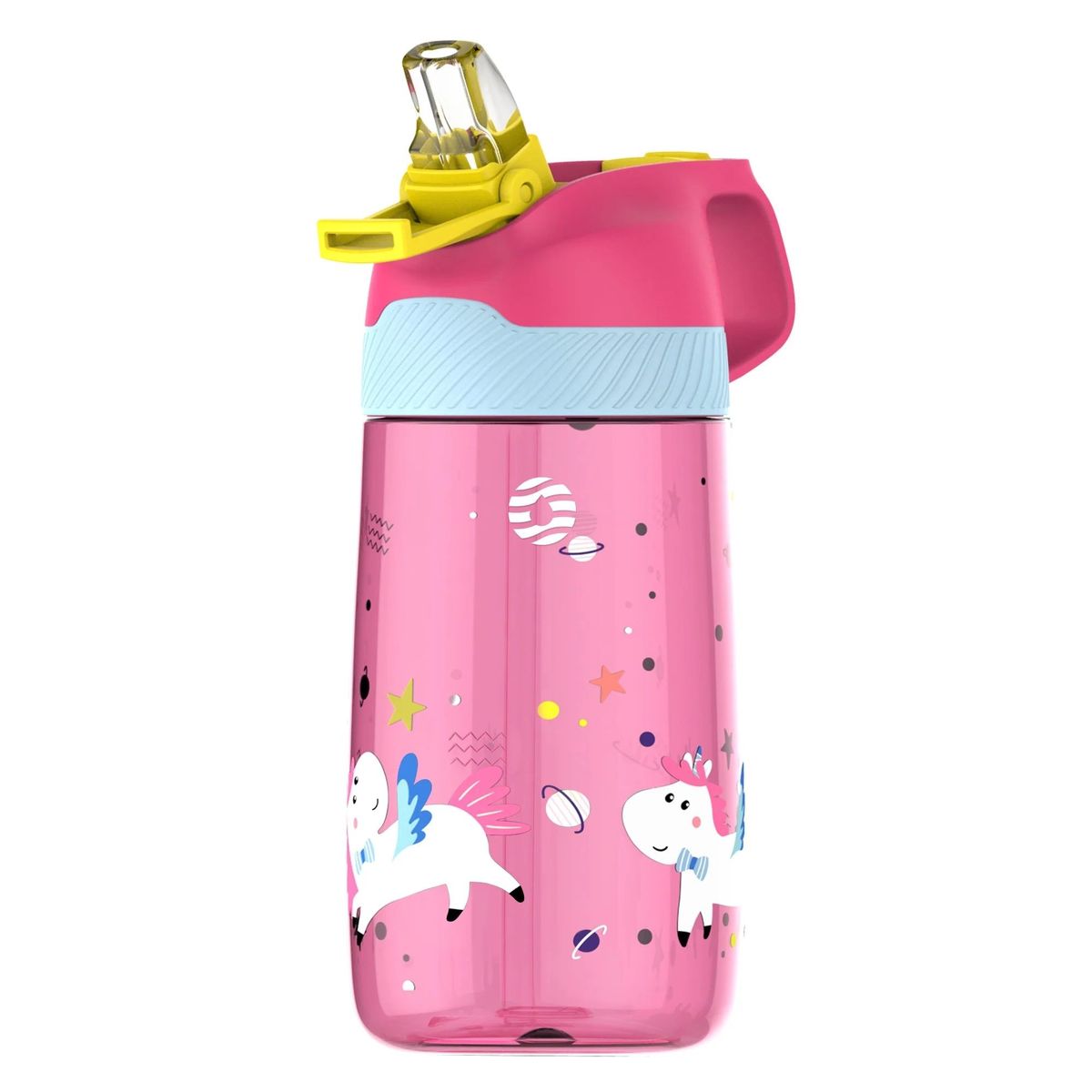 FJBOTTLE - FJBottle - Botella infantil de agua de plástico tritán 450 ml sin BPA