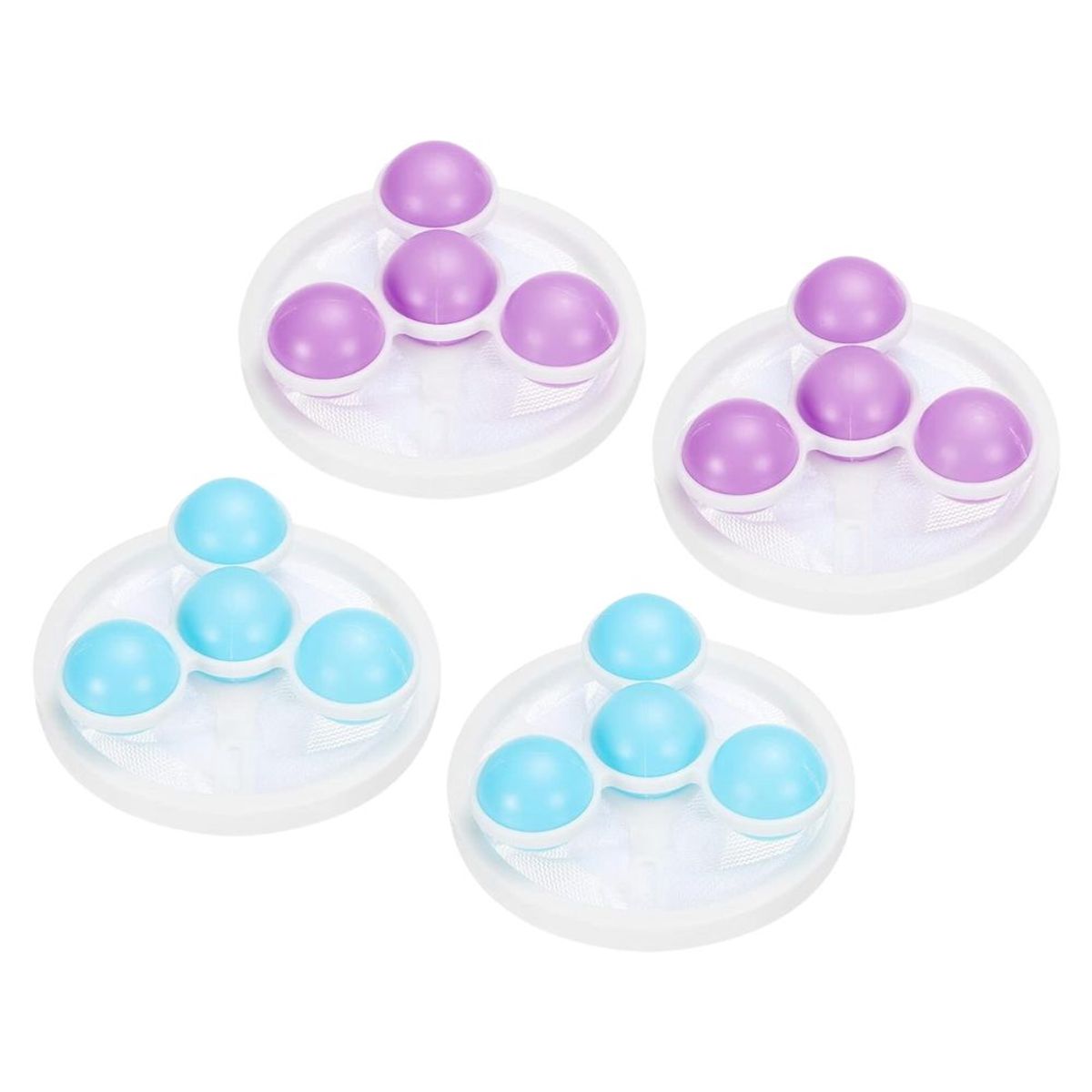 INSPIRA - Set de 4 Filtros Atrapa Pelusa Disco para Lavadora