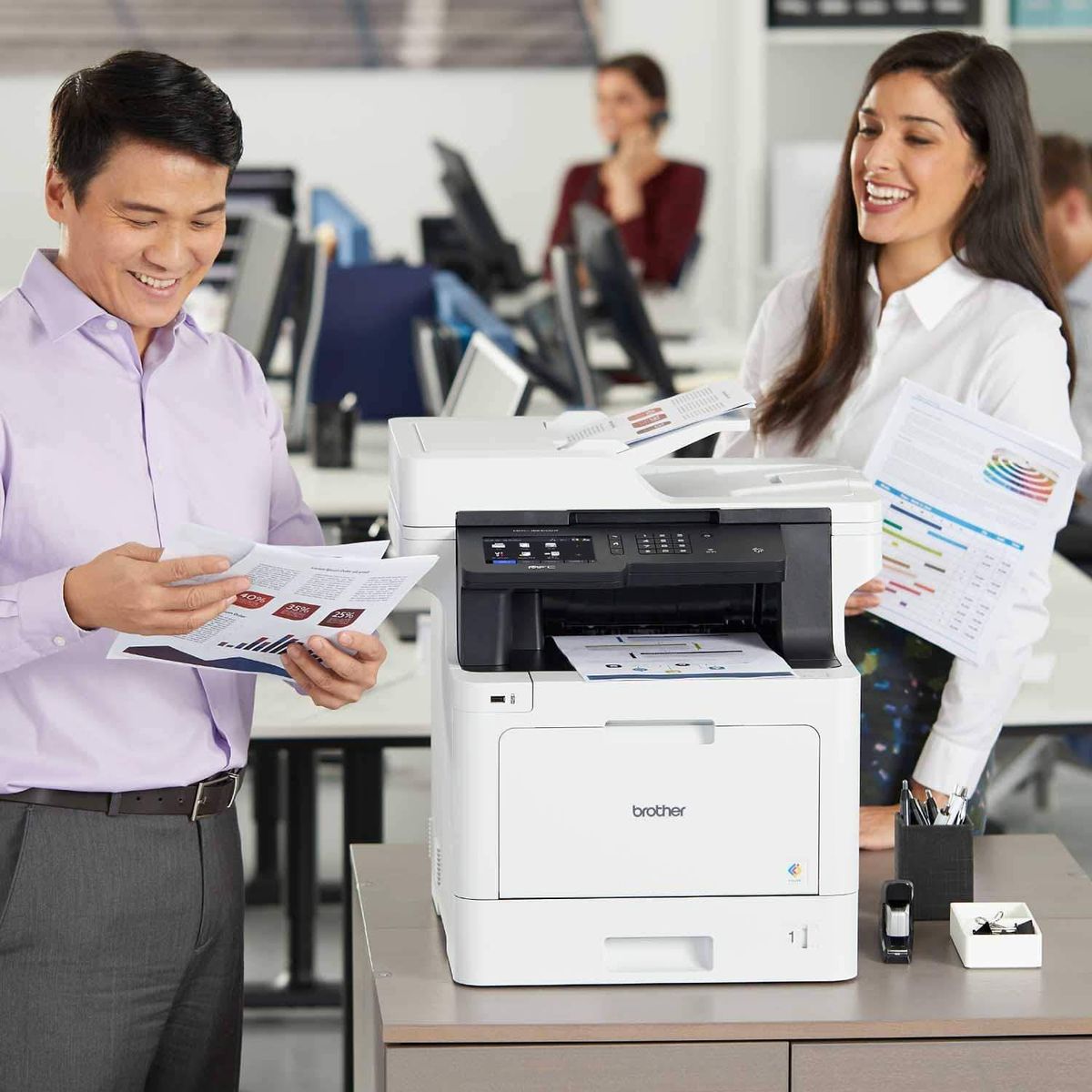 Brother - Impresora Láser Color MFC-L8900CDW Brother Multifunción Wifi