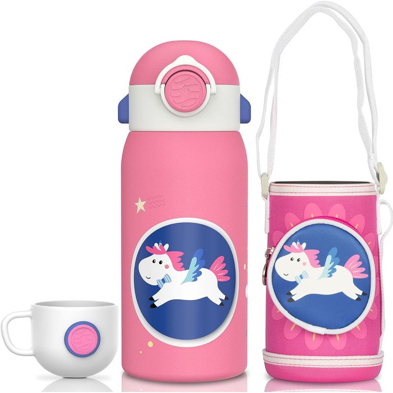 FJBOTTLE - FJBottle - Botella de agua con aislamiento de acero inoxidable 600 ml - Rosa