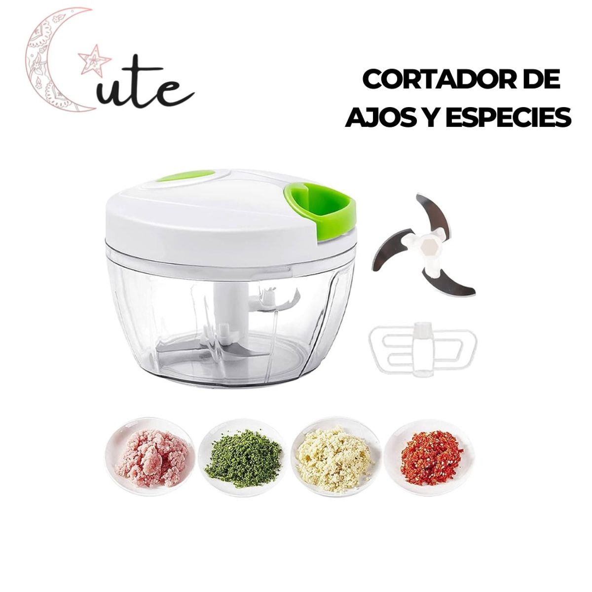 GENERICO - CORTADOR DE AJOS Y VERDURAS