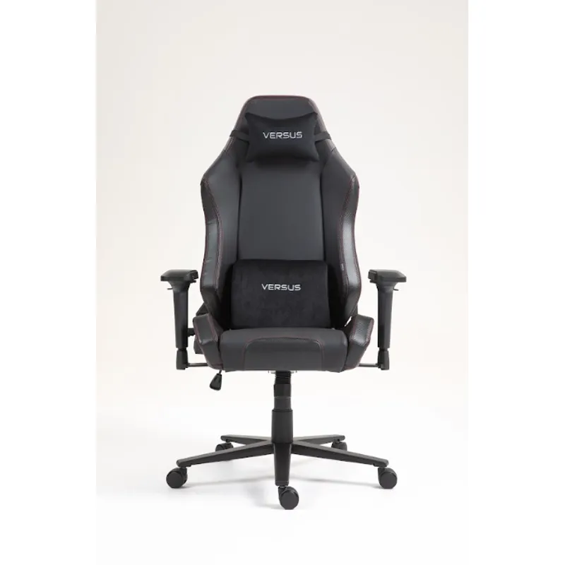 VERSUS - Silla gamer Versus V40 negro fibra de carbono Ergonómica