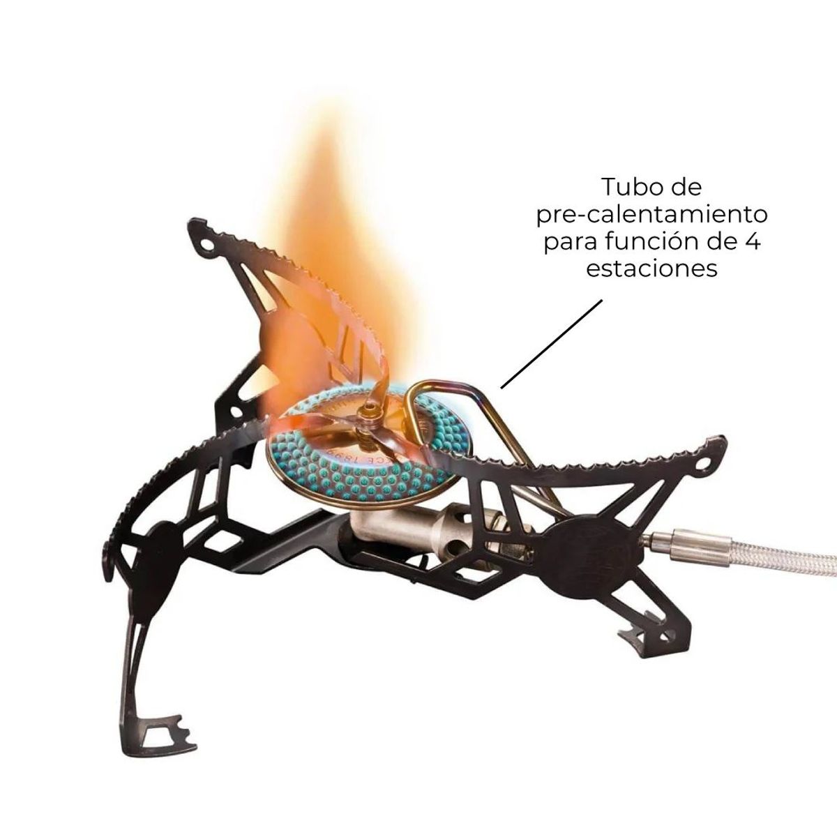 GENERICO - Cocina portátil de 4 estaciones Vega - Optimus