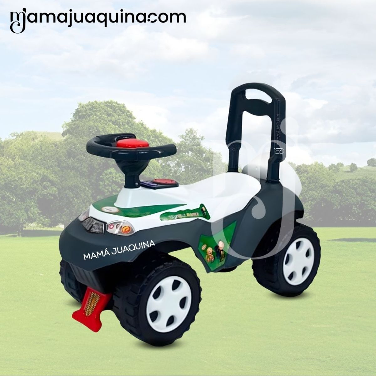 BEAUTIFUL - Correpasillo Montable Beautiful «BUGGY DINO» White