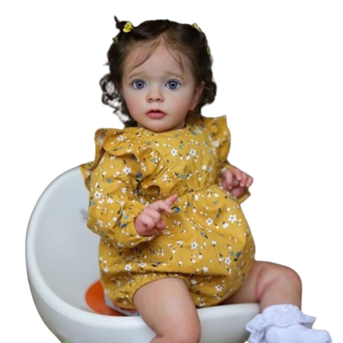 GENERICO - Muñeca reborn - pintura 3D - 60cm