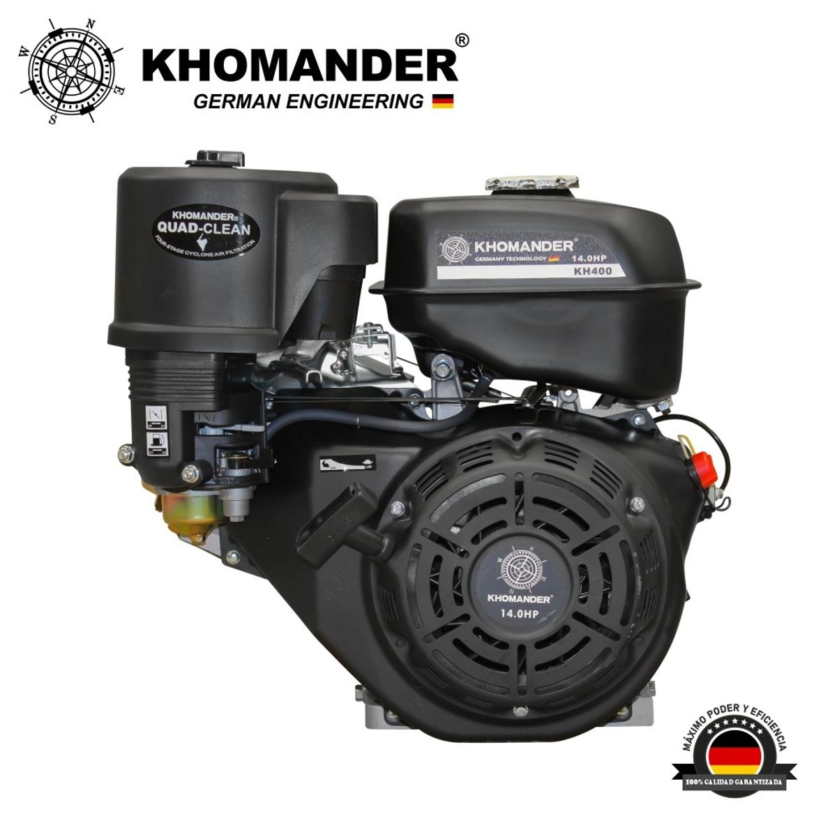 KHOMANDER - MOTOR GASOLINERO 14HP - KHOMANDER