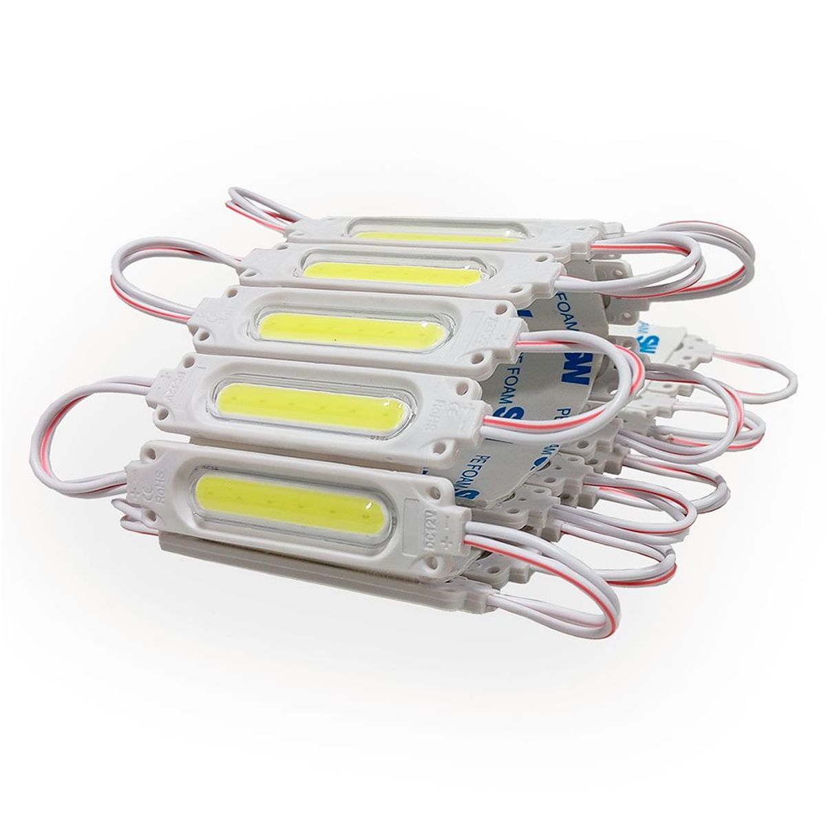 KOBO - Capsulas Led Tira Cob Plancha De 20uni en 12v Moto Auto Kobo