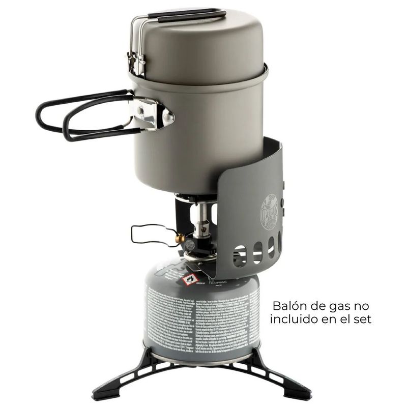 GENERICO - Set cocina para 1 a 2 personas Elektra Crux Lite - Optimus
