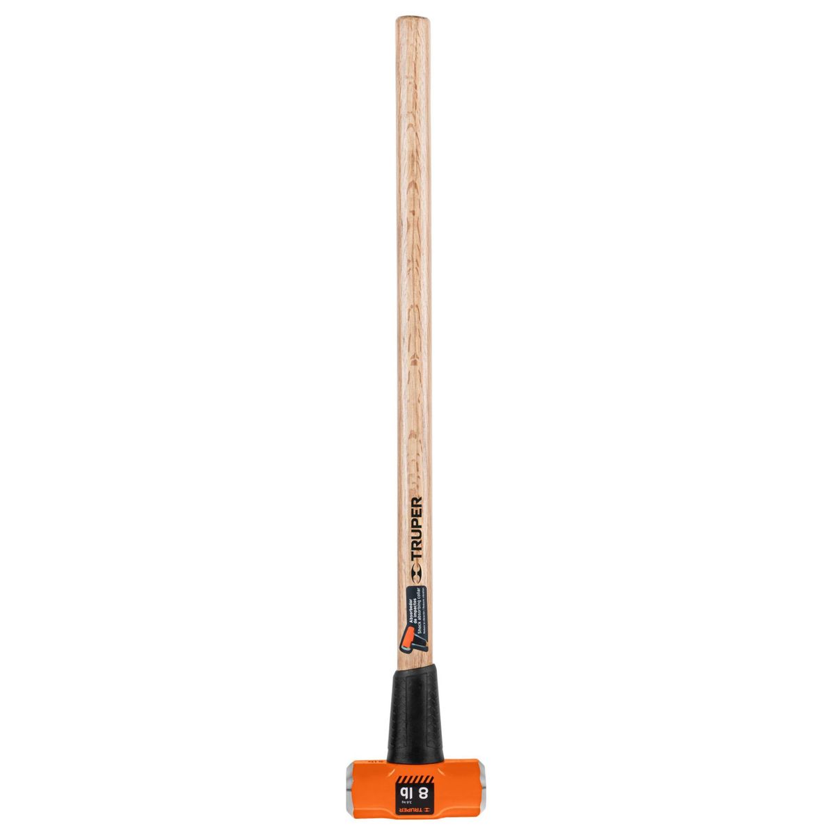Truper - Comba  8 lb octagonal, mango de madera 36", Truper