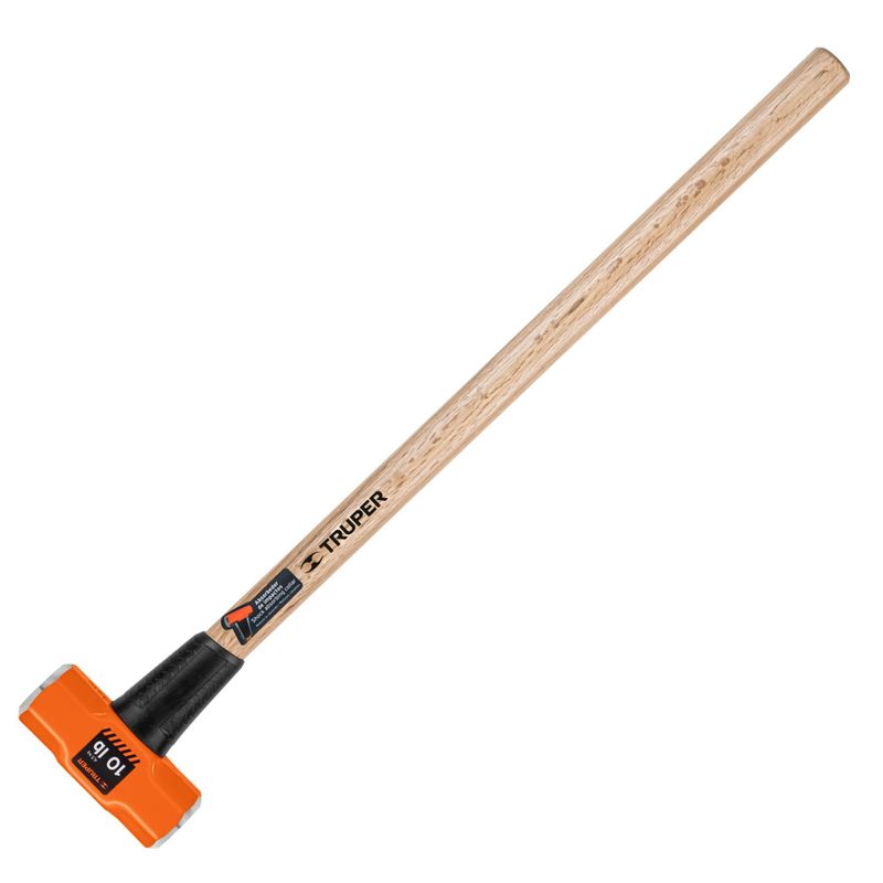 TRUPER - Comba  10 lb octagonal, mango de madera 36", Truper