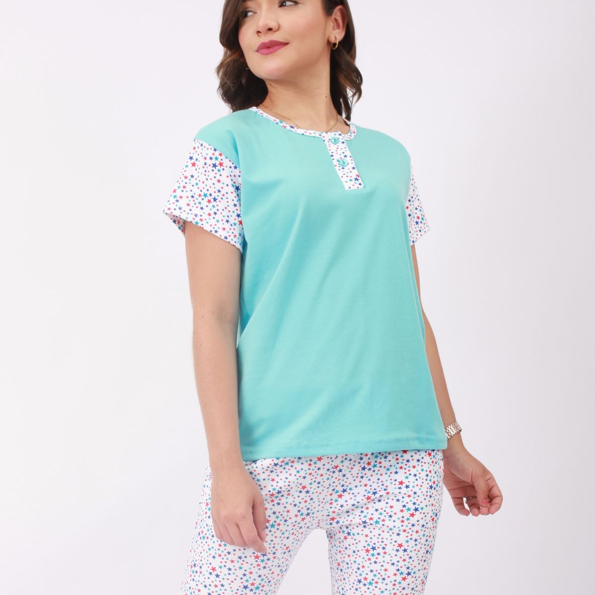 GENERICO - Pijama Pantalon+Polo Pima Kami Sueños