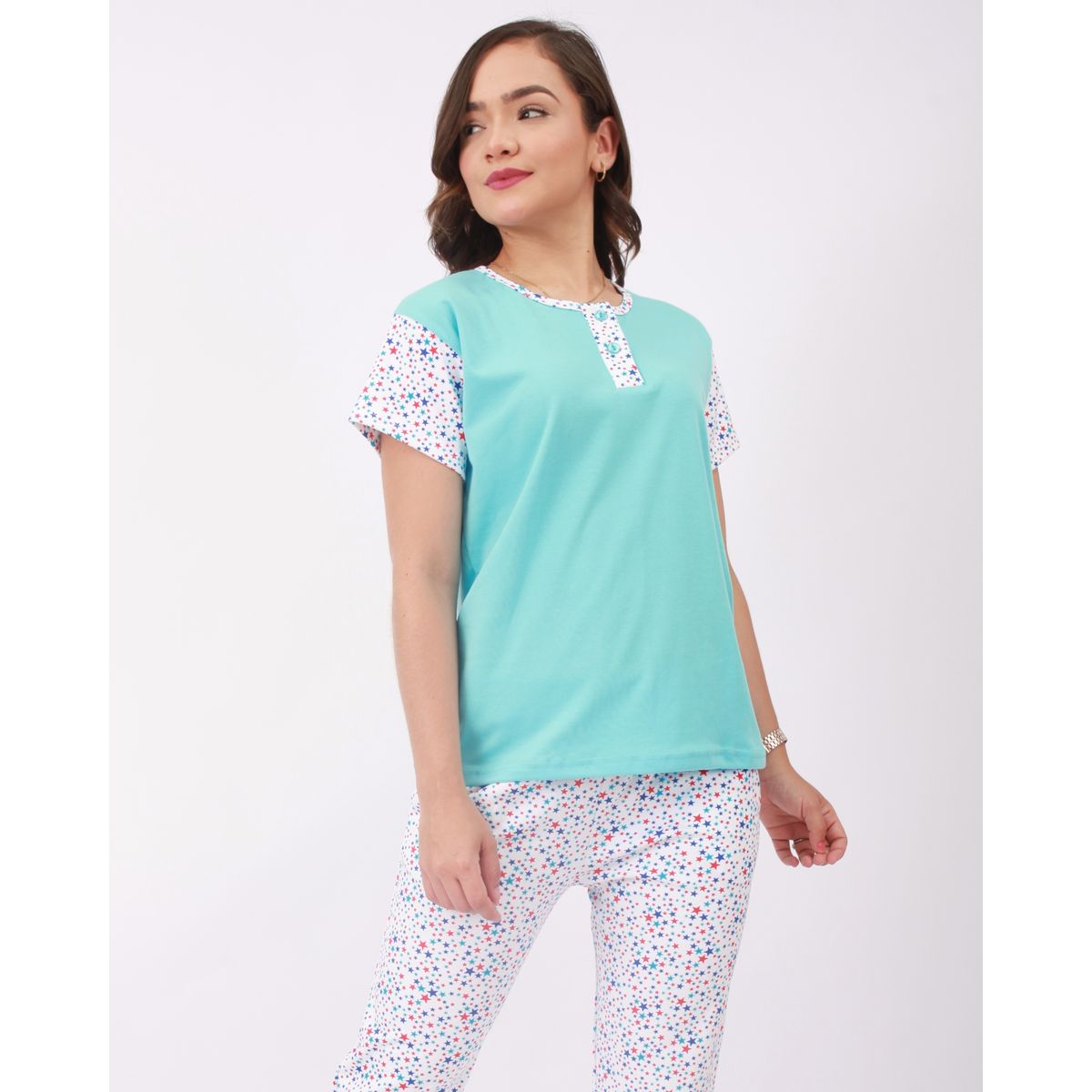 GENERICO - Pijama Pantalon+Polo Pima Kami Sueños